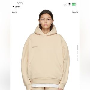 Pangaia hoodie in sand